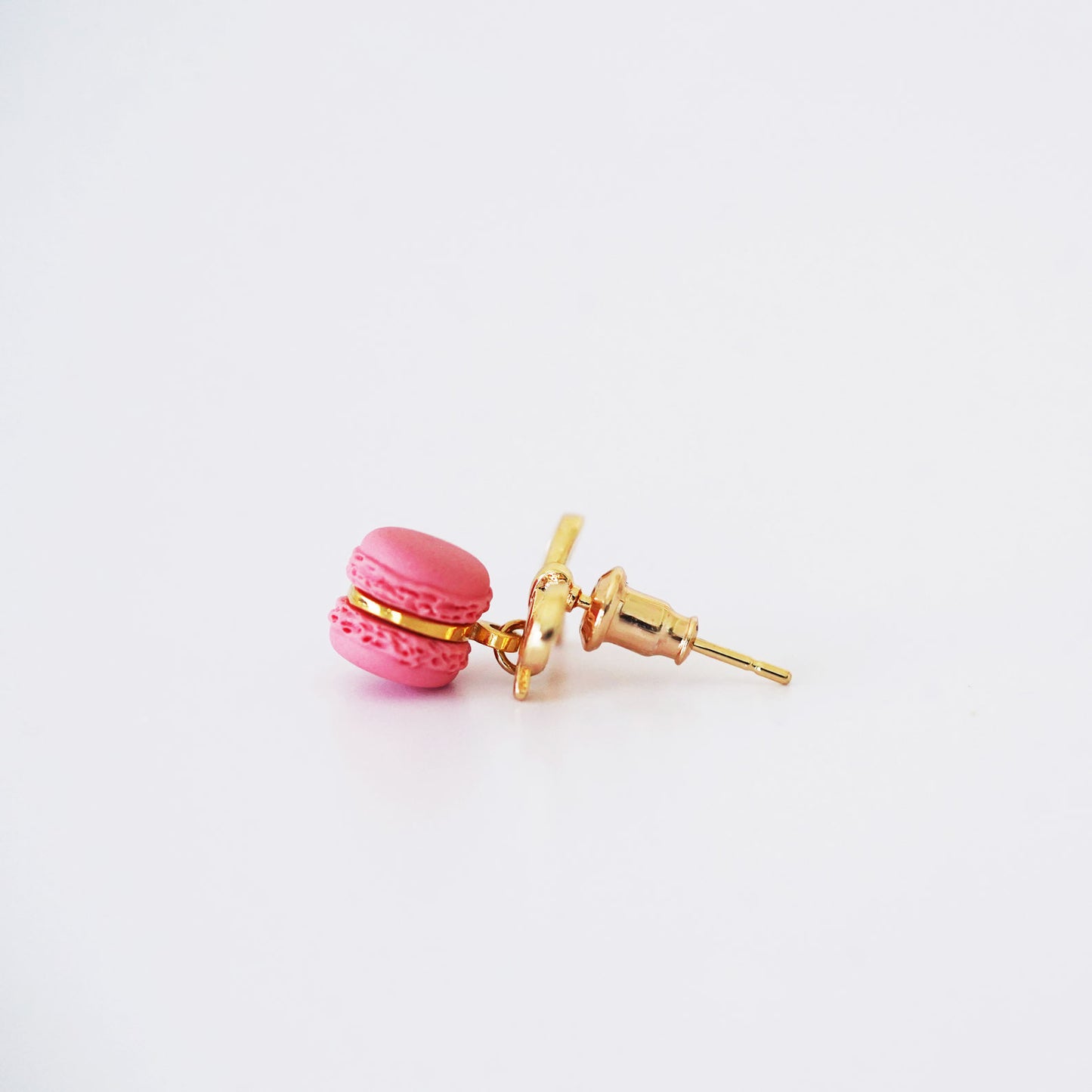 Chocolate Macaron Earrings