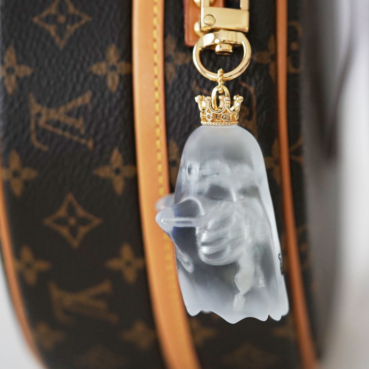 Skeleton Ghost Bag Charm