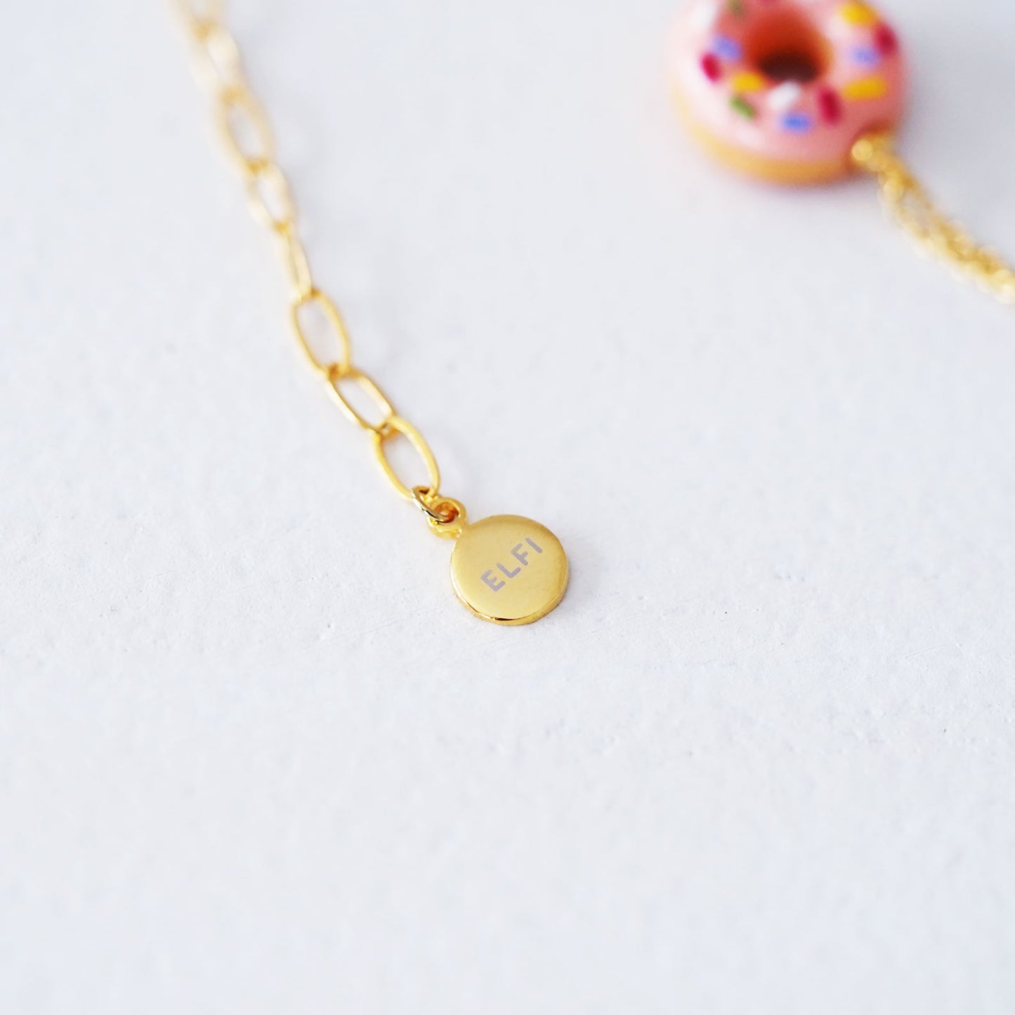 Classic Mini Chocolate Sprinkle Doughnut Bracelet