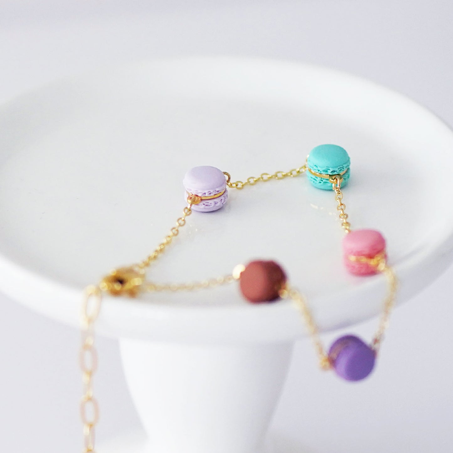 Mini Rainbow Macaron Bracelet