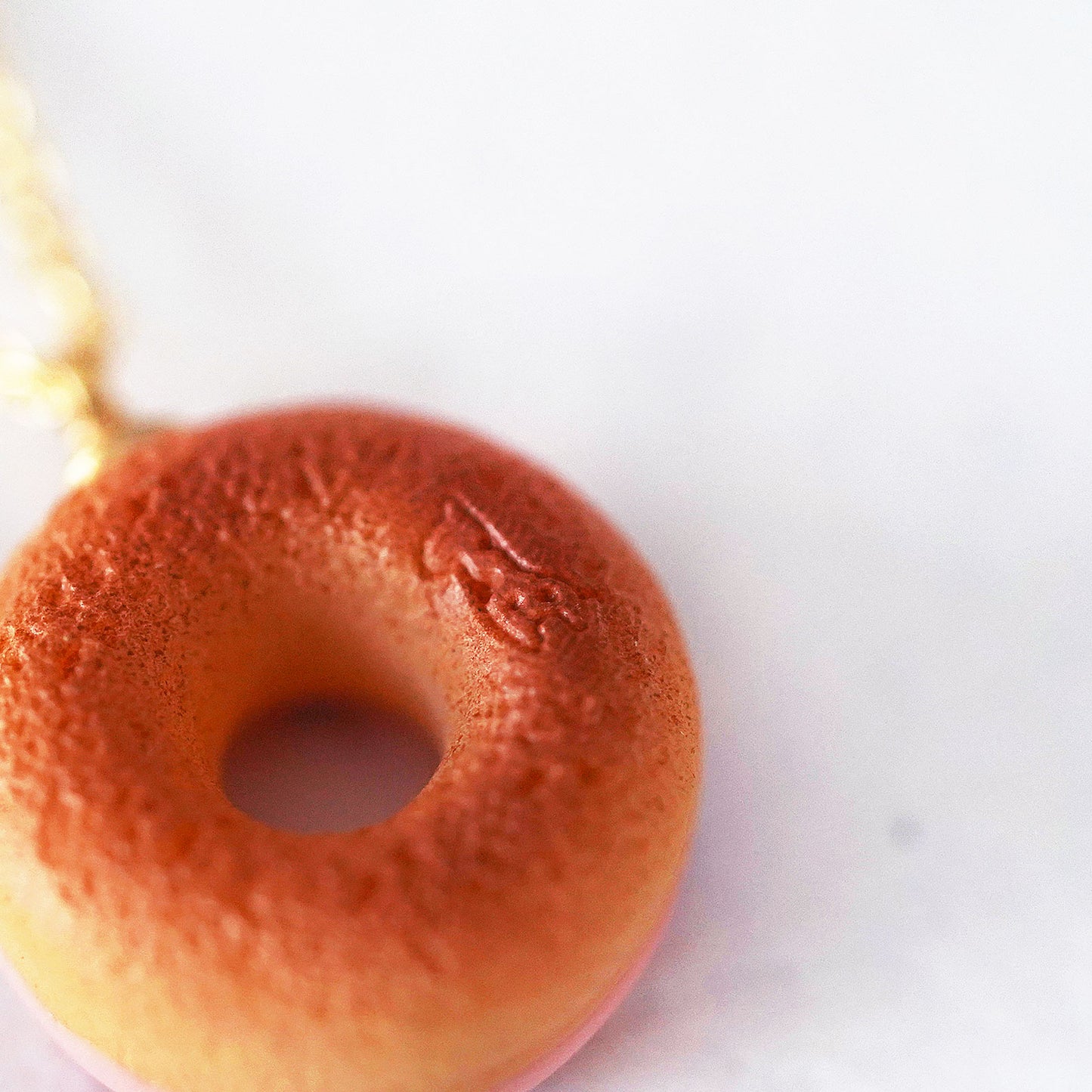 Classic Mini Pink Sprinkle Doughnut Necklace