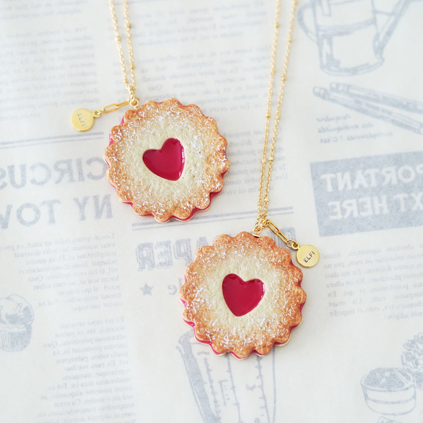 Jam Cookie Necklace