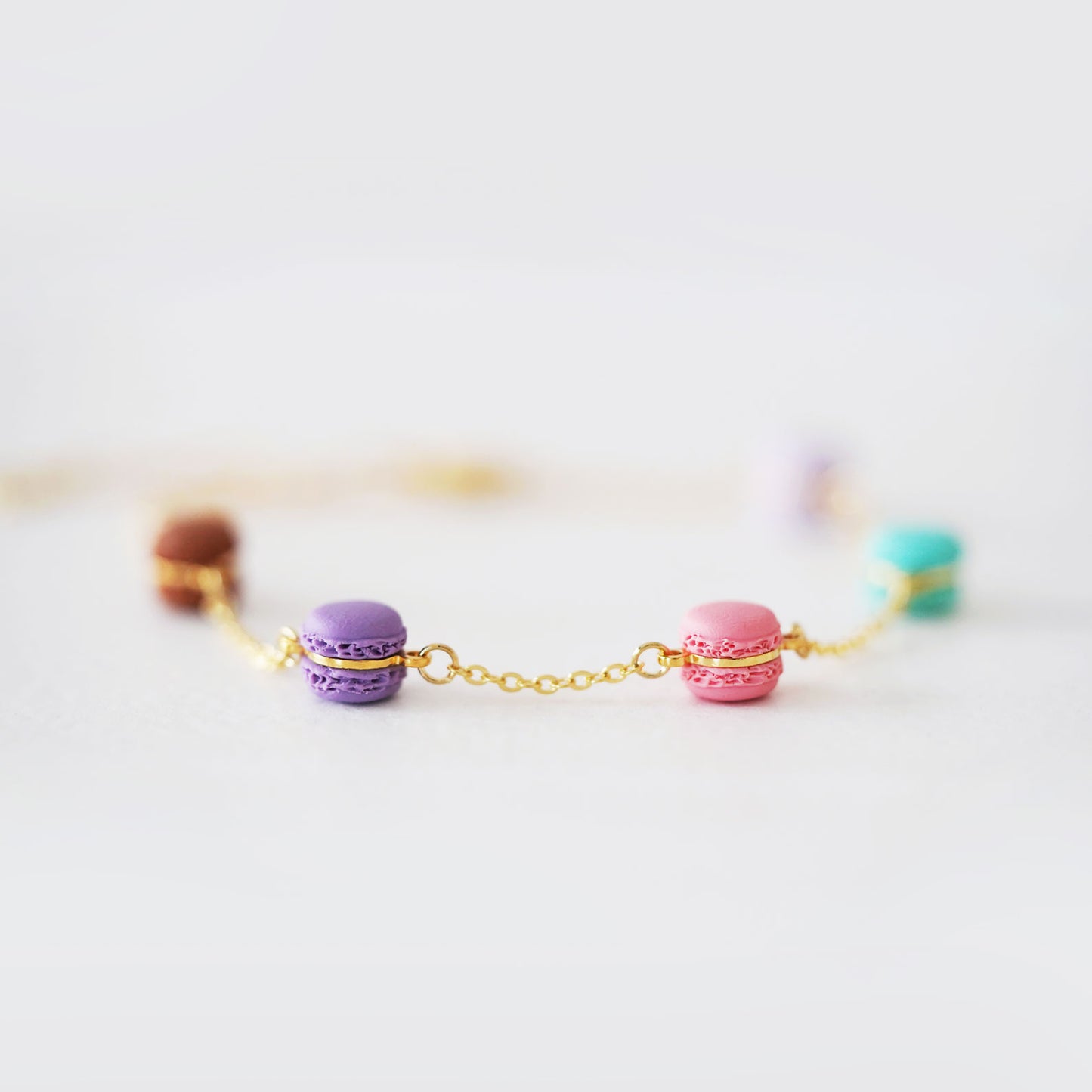 Mini Rainbow Macaron Bracelet