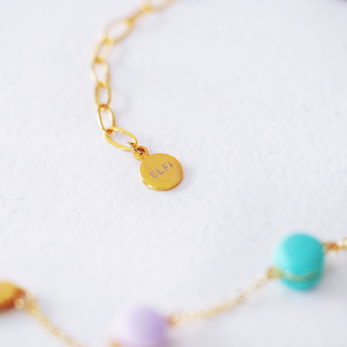 Mini Rainbow Macaron Bracelet