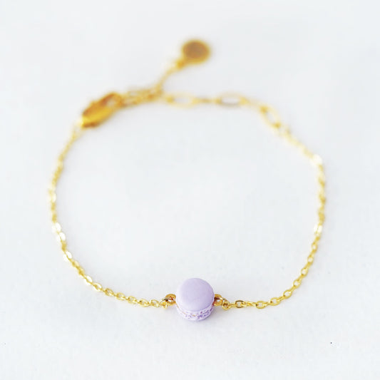 Mini Light Purple Macaron Bracelet