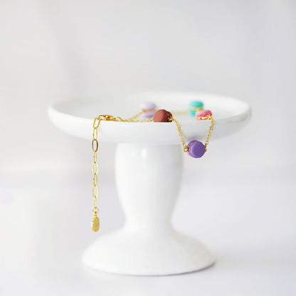 Mini Rainbow Macaron Bracelet