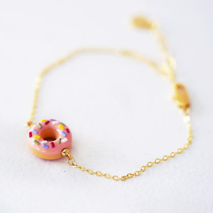 Classic Mini Pink Sprinkle Doughnut Bracelet
