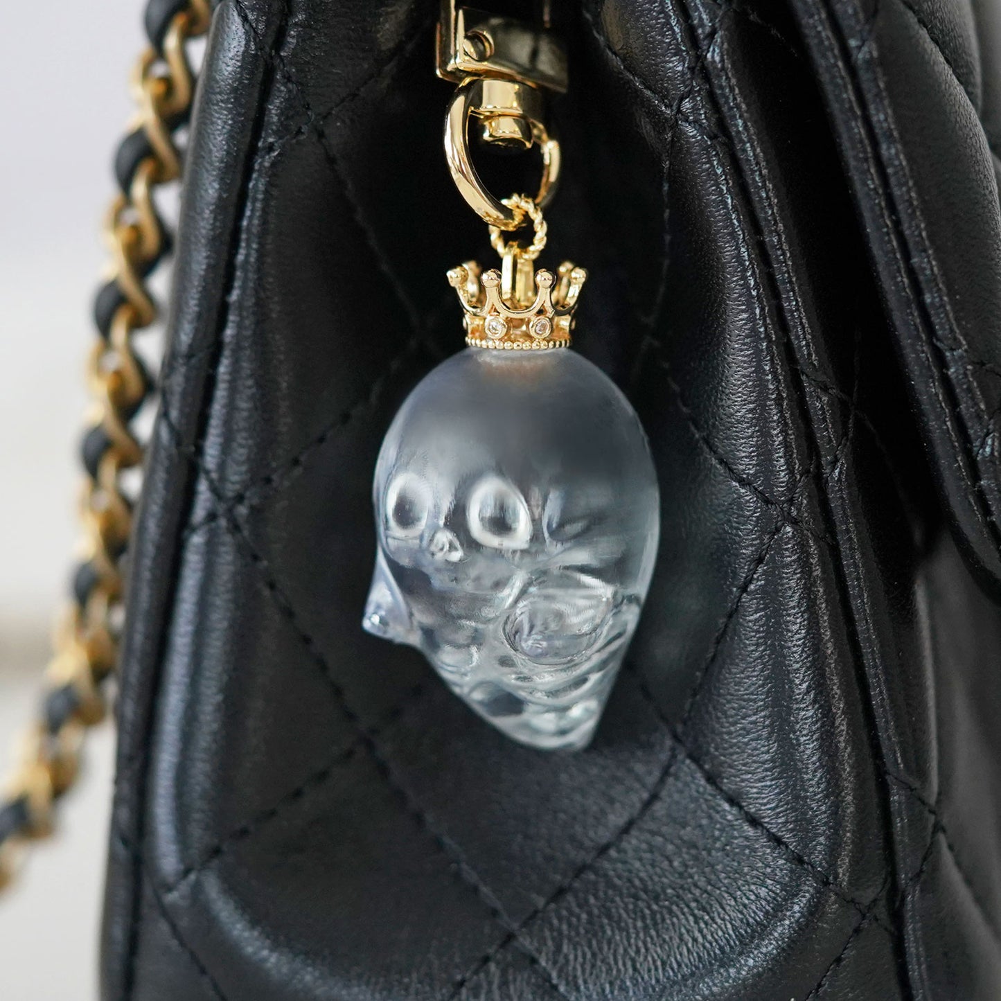 Skull Ghost Bag Charm
