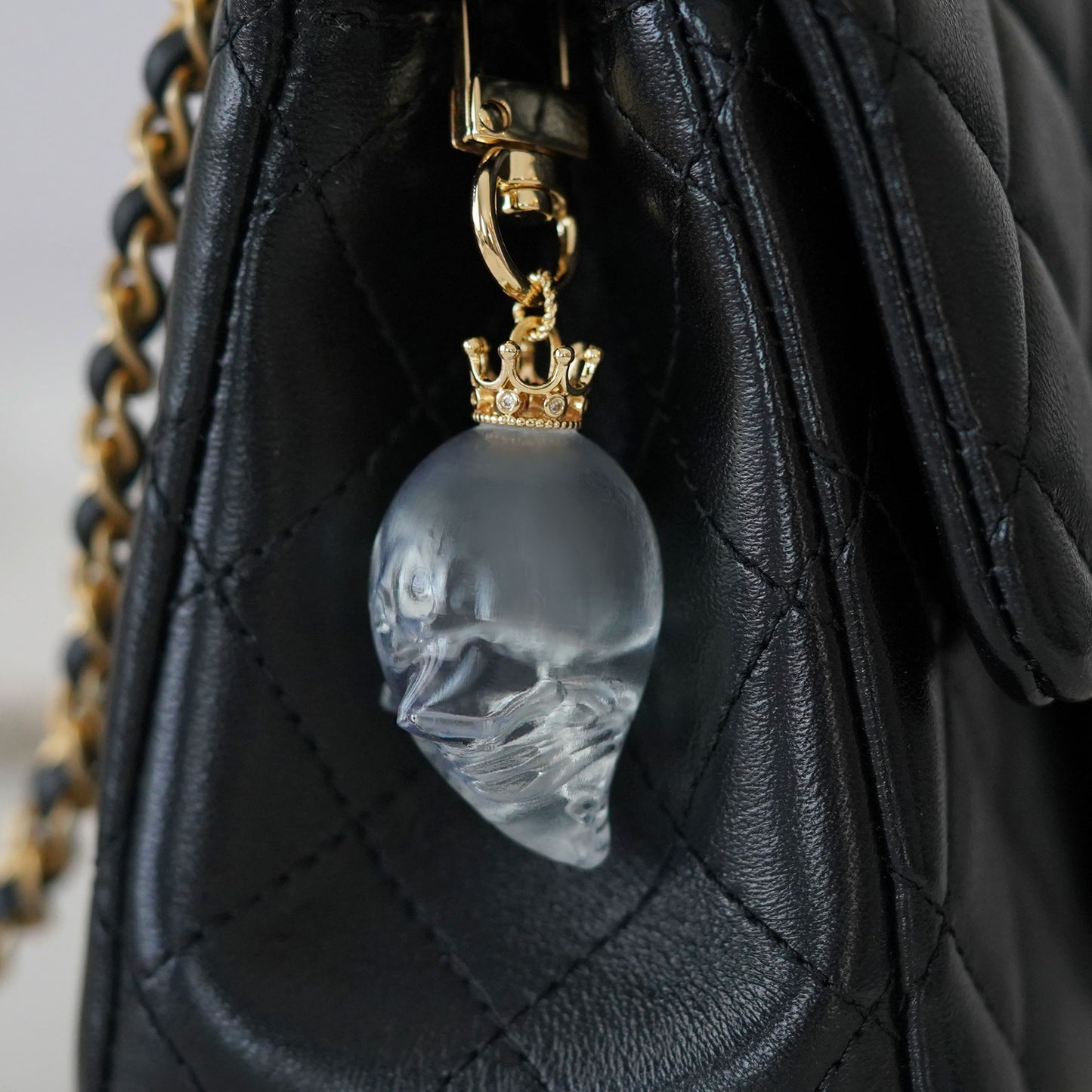 Skull Ghost Bag Charm