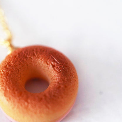 Classic Mini Chocolate Sprinkle Doughnut Necklace