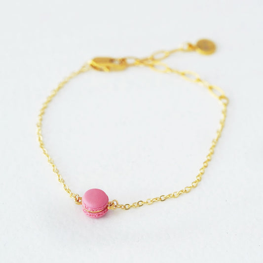 Mini Pink Macaron Bracelet