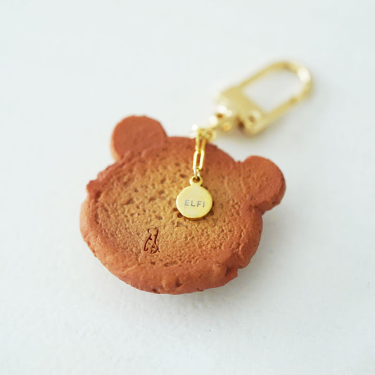Cute Bear Head Cookie Bag Charm